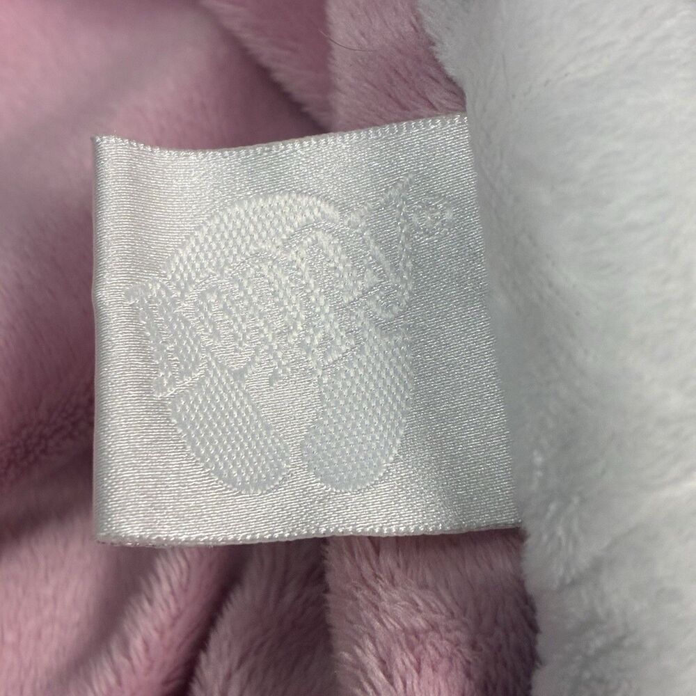 2 Boppy Nursing Pillow Covers ONLY Pink White Trim Fleece & Owl Cotton Handmade - Picture 3 of 5